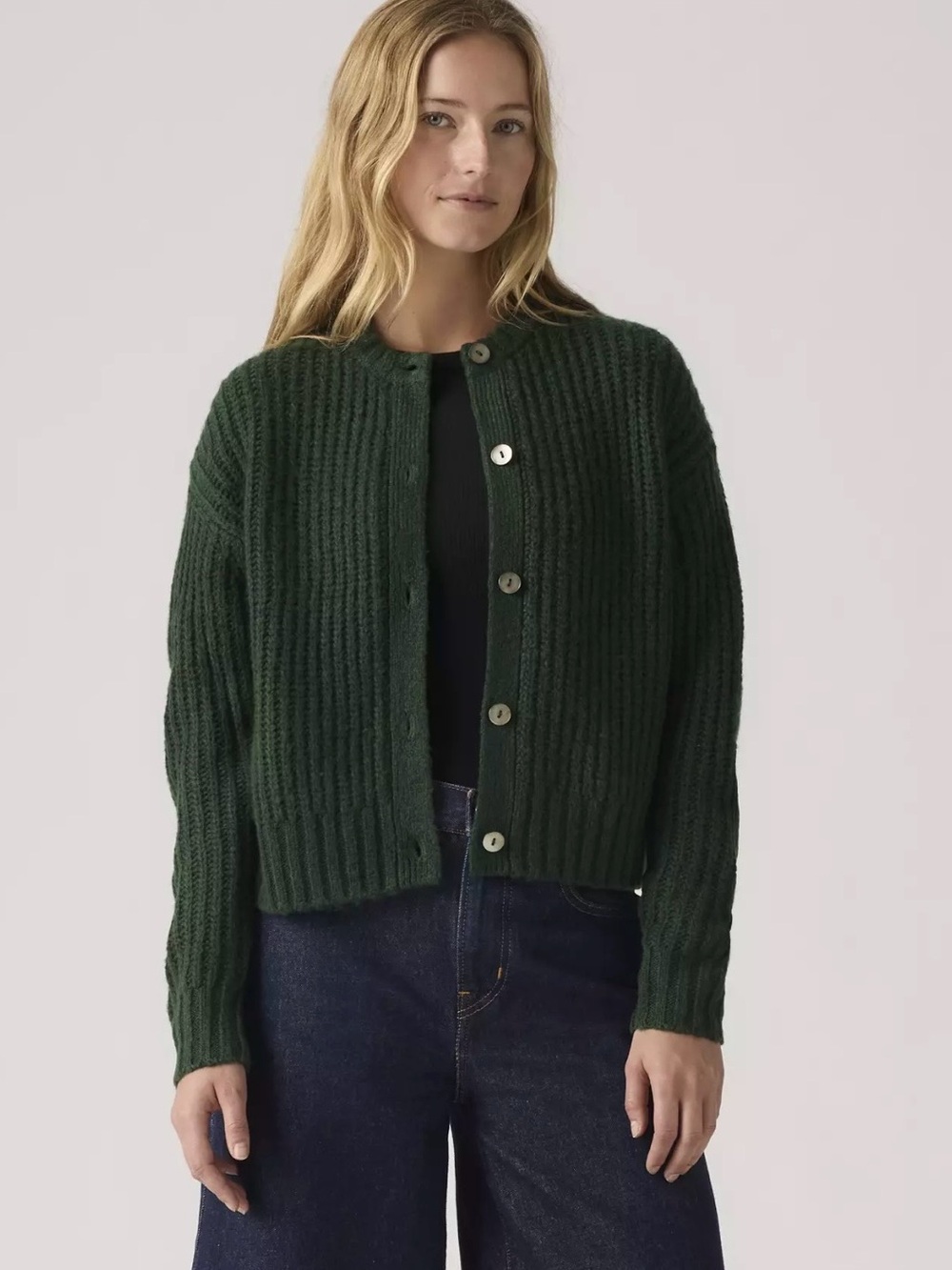 Luna Shell Button Cardigan - Picture 3 of 10